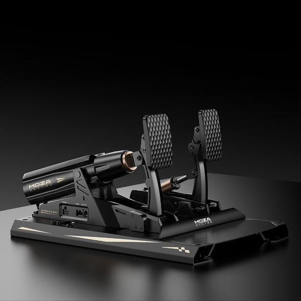 MOZA mBooster + CRP2 Throttle + Base Plate Complete Pedal Set