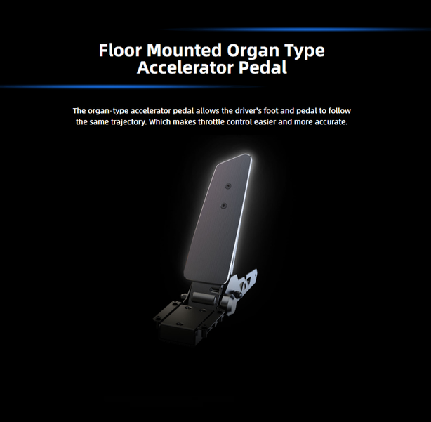 MOZA SR P 2 Pedals Load Cell Pedal Set for Sim Racing