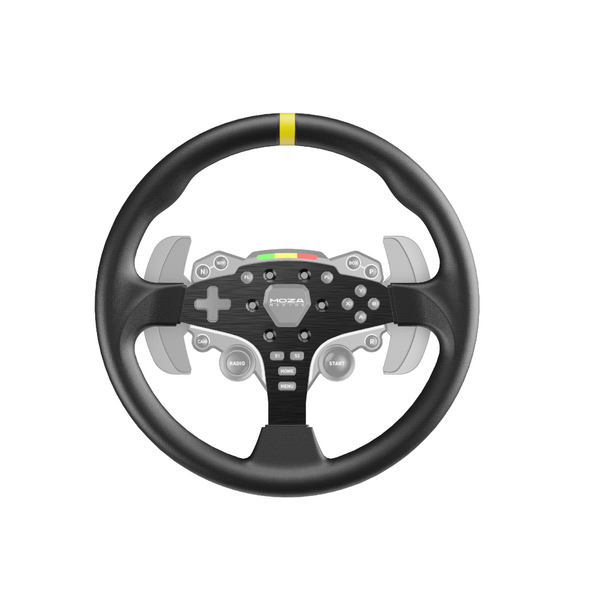 MOZA ES Wheel 12 Inch Round Wheel Mod Leather Grip