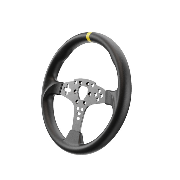 MOZA ES Wheel 12 Inch Round Wheel Mod Leather Grip