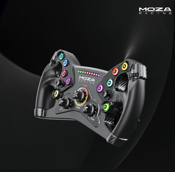 MOZA KS Steering Wheel 300mm GT Style RGB Buttons