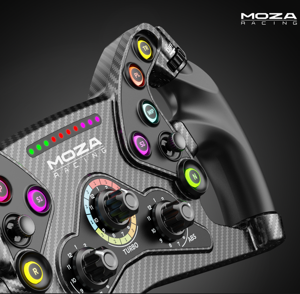 MOZA KS Steering Wheel 300mm GT Style RGB Buttons