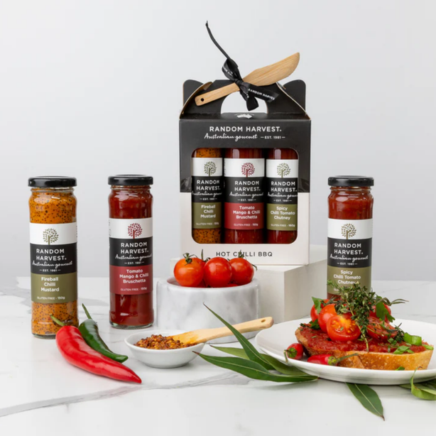 Random Harvest - Chutney Trio Carry Case Gift Pack