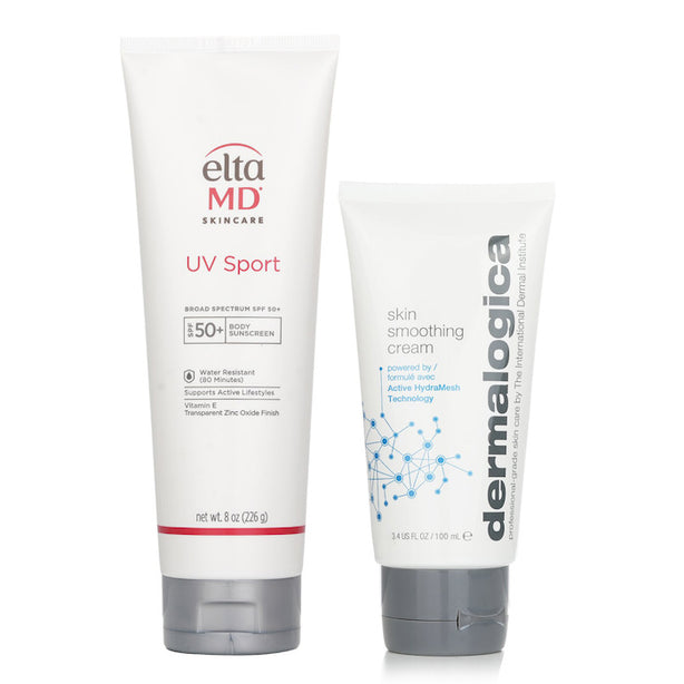 Dermalogica Skin Smoothing Cream 100ml X Eltamd Uv Sport Broad Spectrum Spf 50 226g - 2pcs