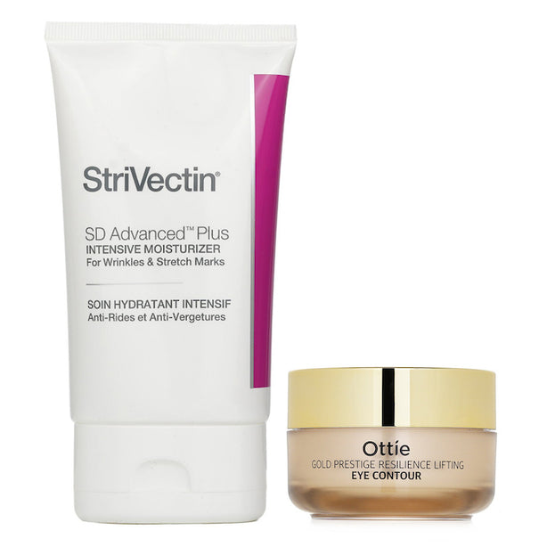Strivectin Sd Advanced Plus Intensive Moisturizer For Winkles & Stretch Marks 118ml X Ottie Gold Prestige Resilience Lifting Eye Contour 30ml -