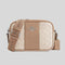 COACH Jamie Camera Bag In Signature Canvas With Stripe Sand/Taupe CZ185