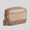 COACH Jamie Camera Bag In Signature Canvas With Stripe Sand/Taupe CZ185