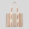 CHLOE Woody Medium Tote Bag Wooden Orange CHC23AS383L17847