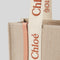 CHLOE Woody Medium Tote Bag Wooden Orange CHC23AS383L17847