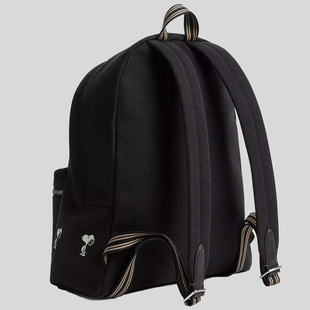 COACH Coach X Peanuts Snoopy Cargo Backpack Black Multi CBF69