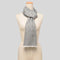 GUCCI Large Signature Logo GGWEB Scarf/Wrap Grey 165904