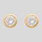 KATE SPADE Sparkling Stone Bezel Studs Clear/Gold KM166