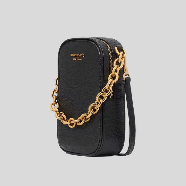 KATE SPADE Jolie Chain Phone Crossbody Bag Black KI517