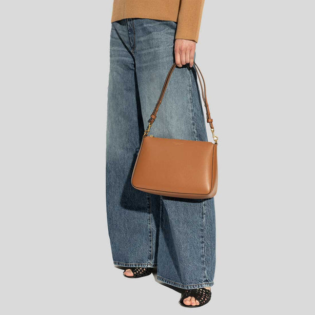 TORY BURCH Small Perry Shoulder Bag Autumn Brown 177245