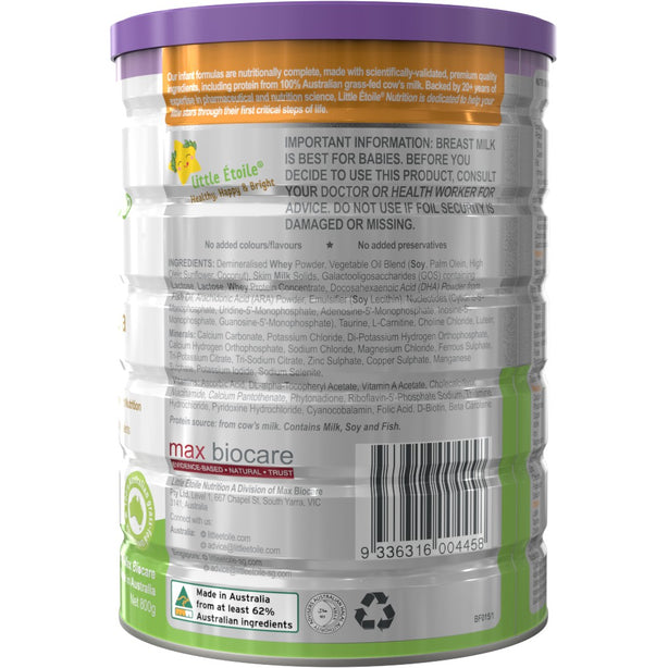 Little Étoile Premium infant formula Stage 1