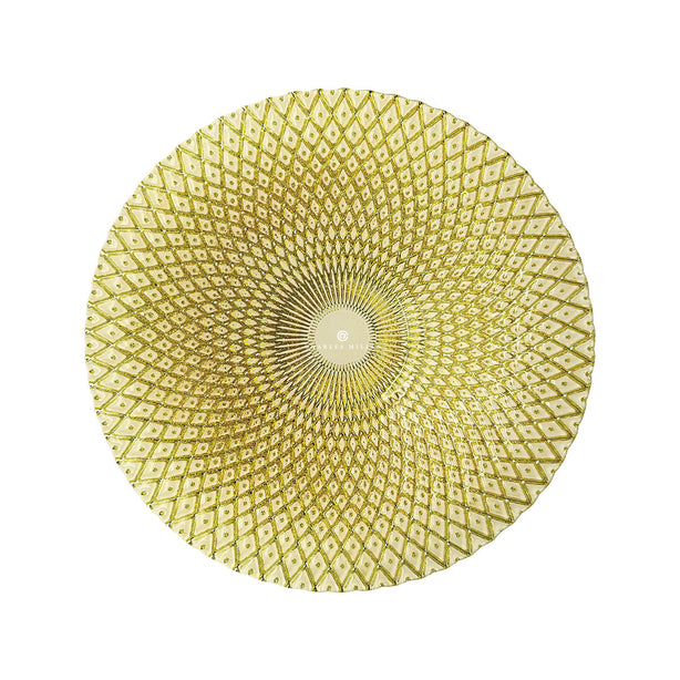 Chalres Millen Signature Collection Glam Accent Plate, Soleil