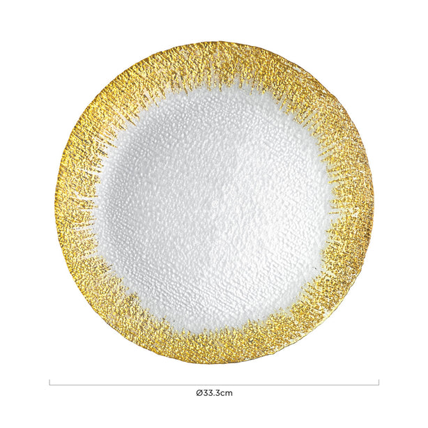Chalres Millen Signature Collection Glam Accent Plate, Miram