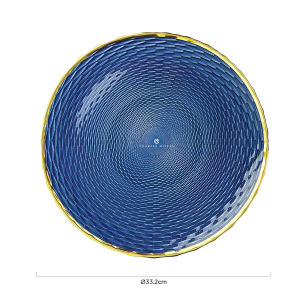 Chalres Millen Signature Collection Glam Accent Plate, Gara