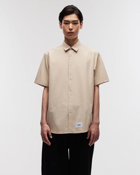 Highr, Khaki, Oversized Short Sleeve Shirt