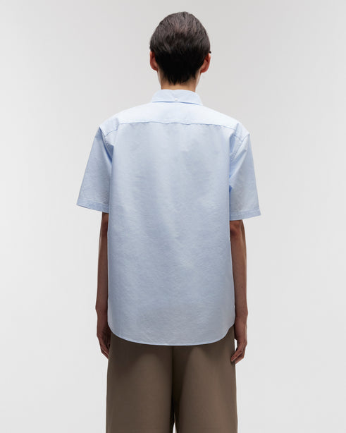Highr, Light Blue, Oxford BD Short Sleeve Shirt