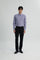 Coupe Cousu, Fancy Dobby, Long Sleeve Shirt with Contrast Trim Fabric