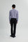 Coupe Cousu, Fancy Dobby, Long Sleeve Shirt with Contrast Trim Fabric