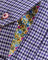 Coupe Cousu, Fancy Dobby, Long Sleeve Shirt with Contrast Trim Fabric