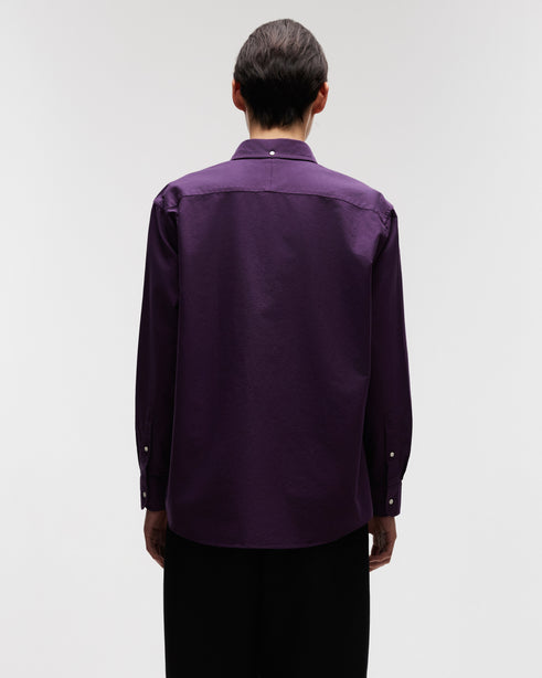 Highr, Royal Purple, Oxford BD Long Sleeve Shirt