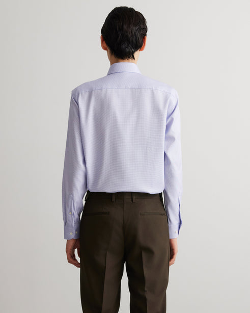 Alexander & Sons, Dusty Blue Twill, Long Sleeve Shirt