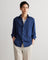 Alexander & Sons, Navy Linen, Long Sleeve Shirt