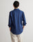 Alexander & Sons, Navy Linen, Long Sleeve Shirt