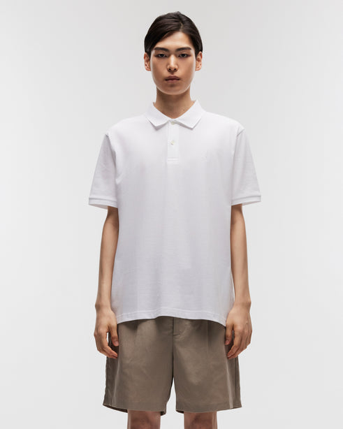 Highr, White, Polo Tee