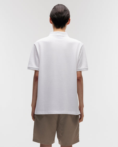 Highr, White, Polo Tee