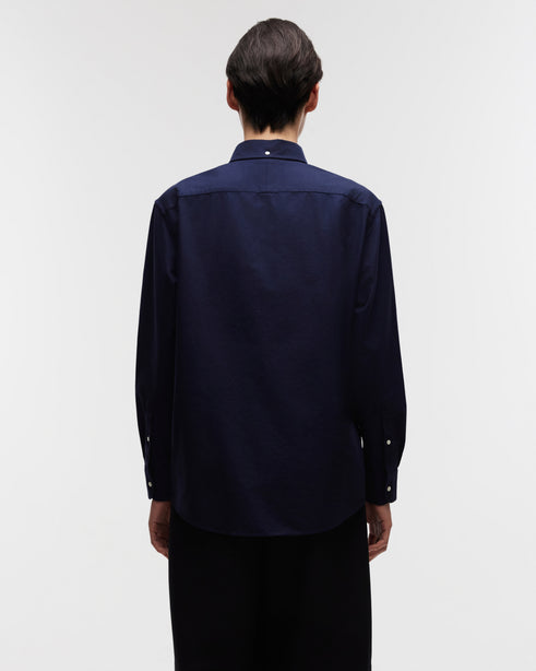 Highr, Navy, Oxford BD Long Sleeve Shirt
