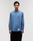 Highr, Steel Blue, Oversized Long Sleeve Shirt