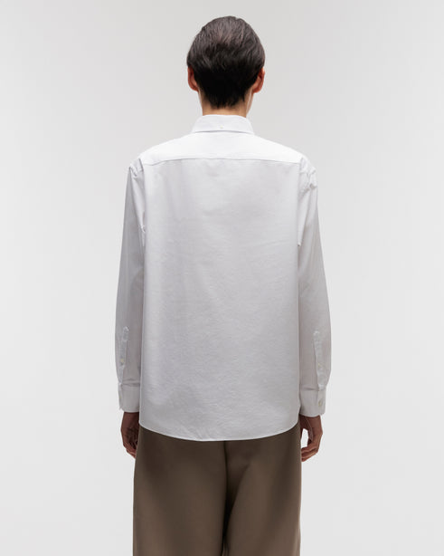 Highr, White, Oxford BD Long Sleeve Shirt
