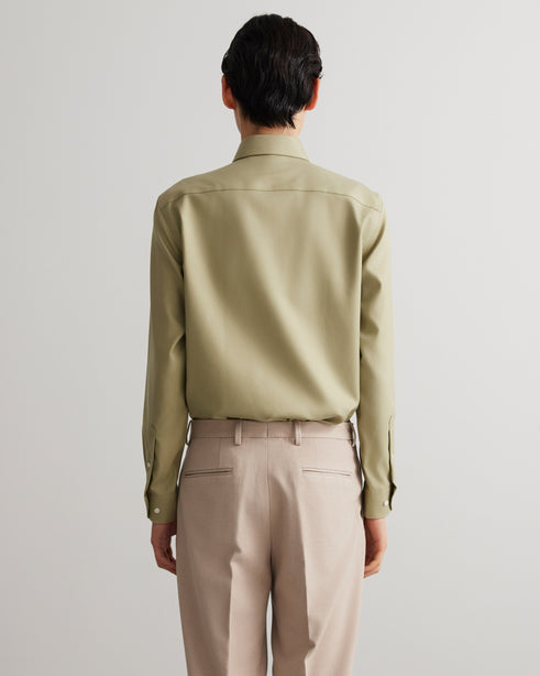 Alexander & Sons, Pistachio Twill, Long Sleeve Shirt