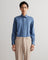 Alexander & Sons, Steel Blue Twill, Long Sleeve Shirt