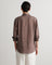 Alexander & Sons, Brown Linen, Long Sleeve Shirt