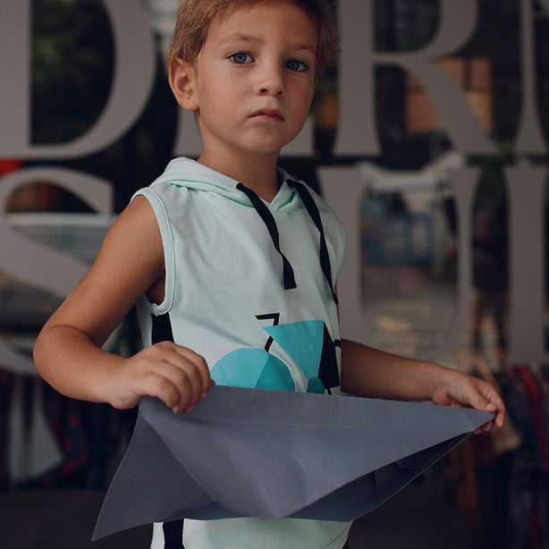 Bike Hoodie Kids Sleeveless Top