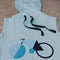 Bike Hoodie Kids Sleeveless Top