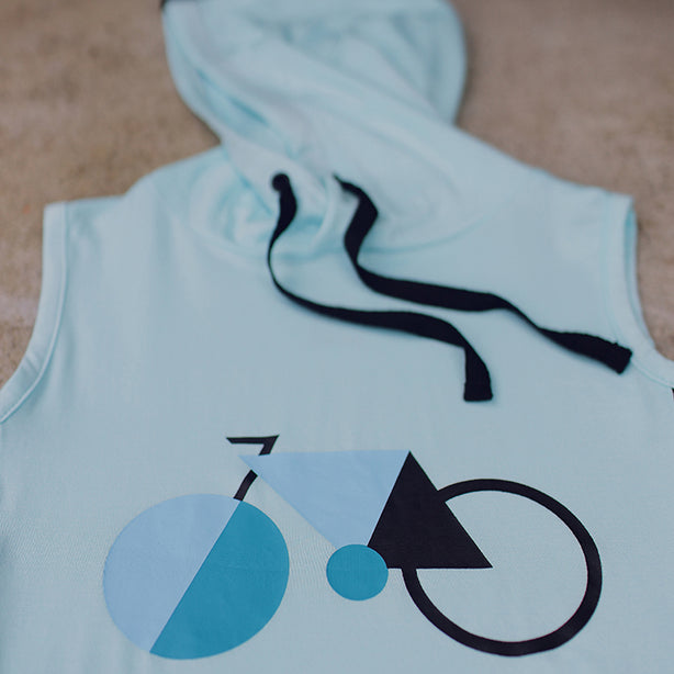 Bike Hoodie Kids Sleeveless Top