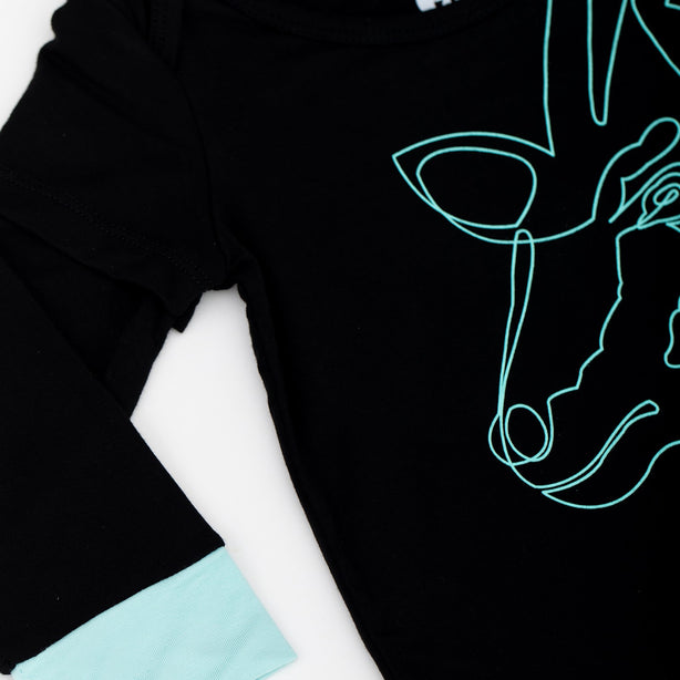 Saola Long Sleeve Baby Onesie