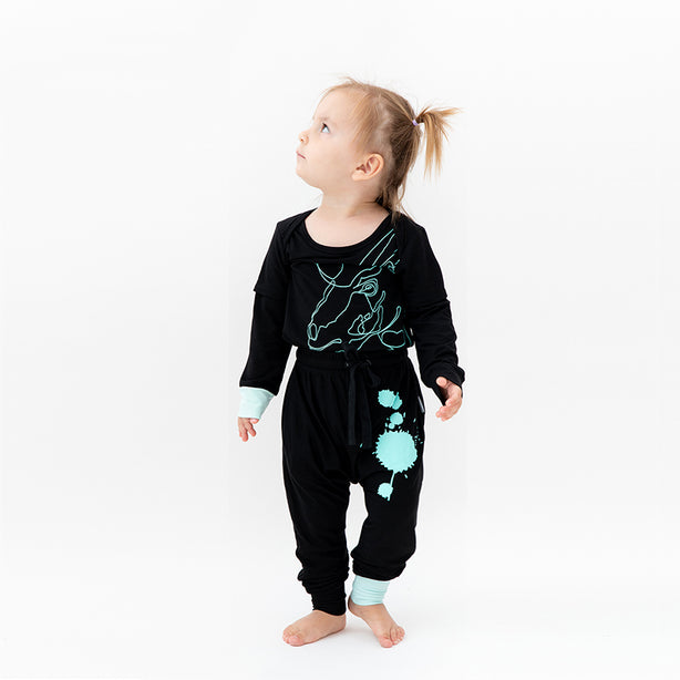 Saola Long Sleeve Baby Onesie