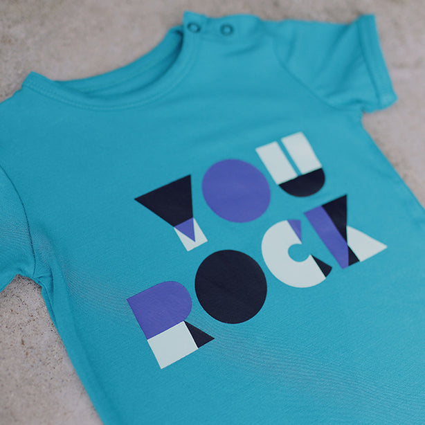 You Rock Short Sleeve Baby Onesie