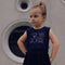 You Rock Black Denim Kids Dress