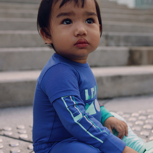 Less is More Long Sleeve Baby Onesie