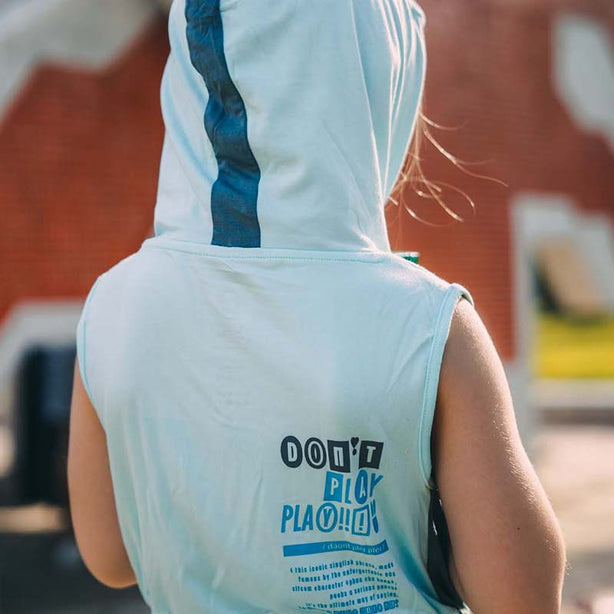 Purrcast! Hoodie Kids Mint Dress