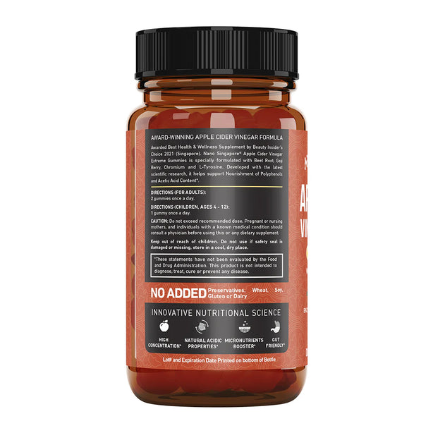 Apple Cider Vinegar Extreme Gummies - 60ct
