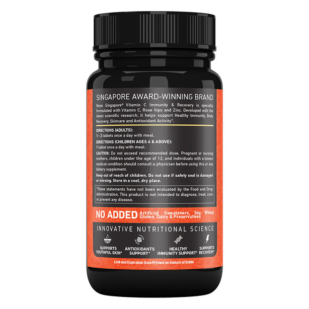 Vitamin C With Zinc - 120ct / Bundle of 2